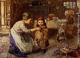 John Henry Henshall Canvas Paintings - This is the way we go to school